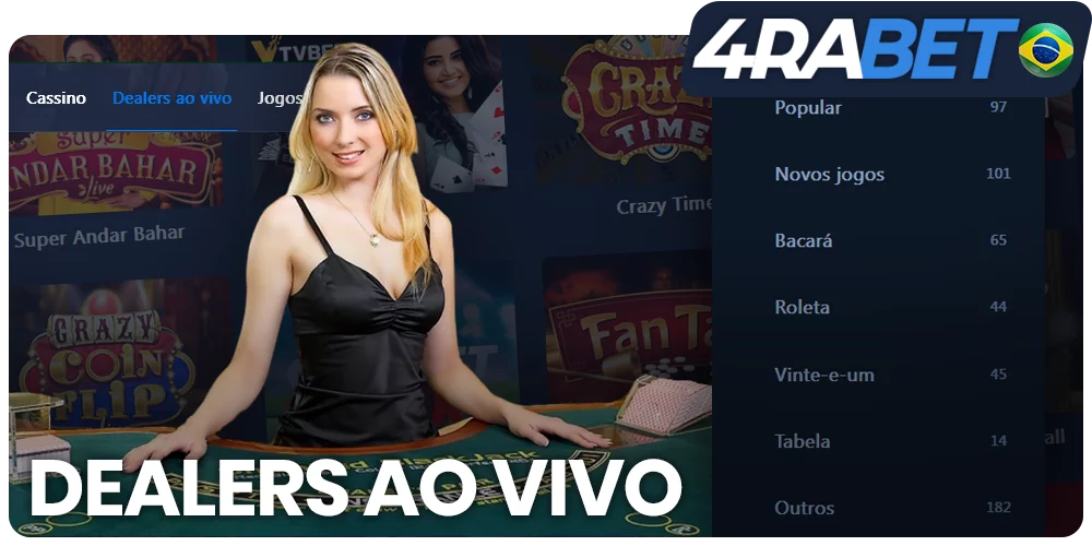 Seção de Revendedores ao Vivo na wow77