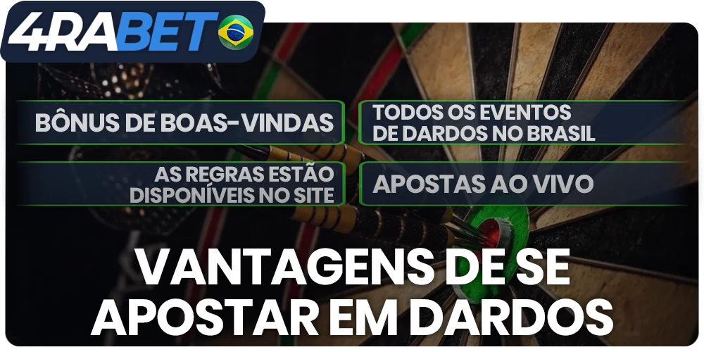 Vantagens de apostar em dardos na wow77 Brasil