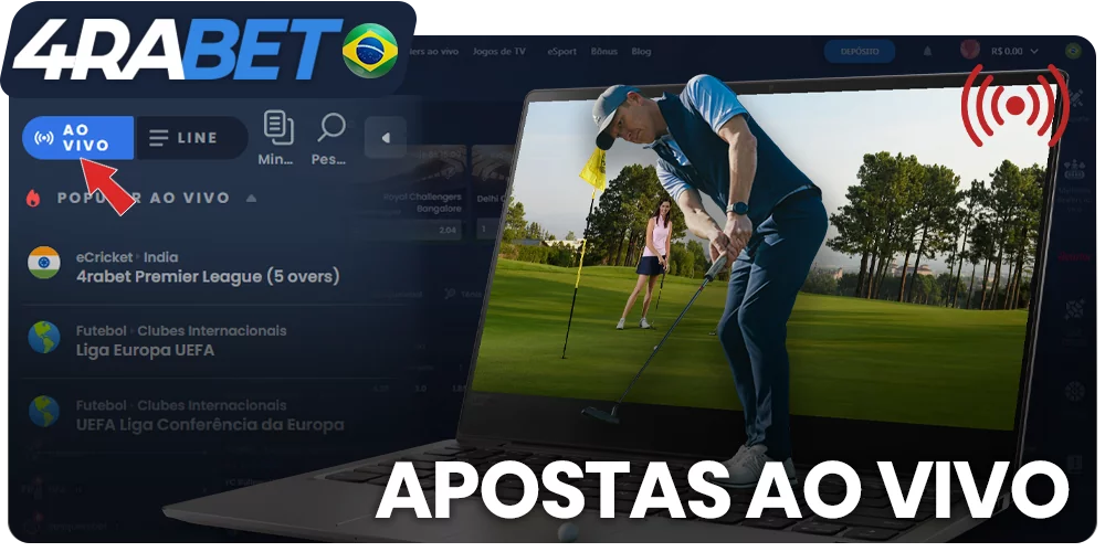 Apostas de golfe ao vivo no wow77