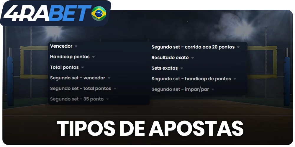 tipos de apostas em voleibol na wow77