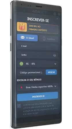 Instale o aplicativo 4raBet e receba um bônus de R$5.000
