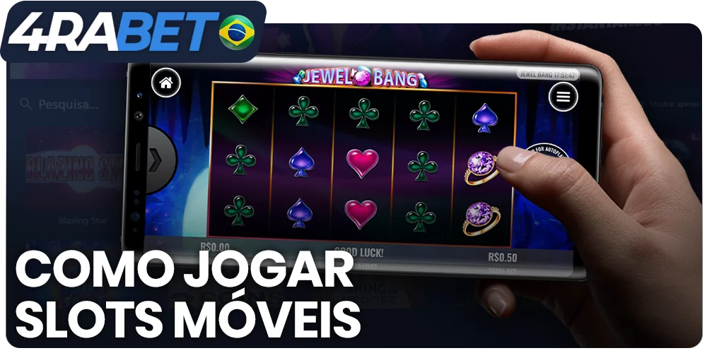 Instruções para jogadores brasileiros sobre como começar a jogar slots móveis no wow77 Cassino