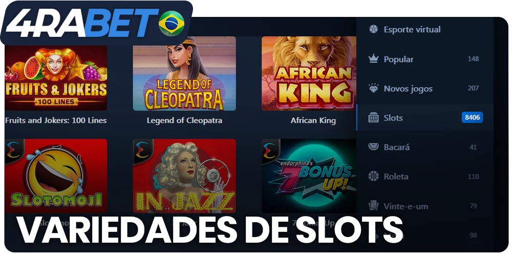 Variedade de slots na wow77 para brasileiros