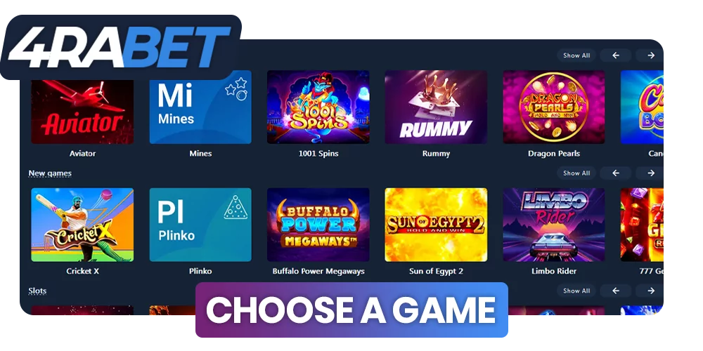 Choose a game at wow77 casino