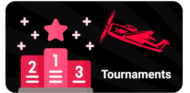 Tournament prize icon and Aviator slot