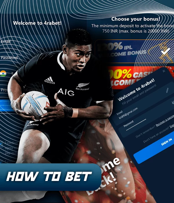 How to Bet on Rugby at 4raBet