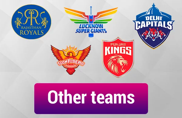 Other IPL teams - outsiders